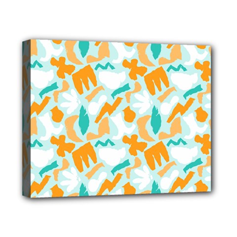 Design Pattern Seamless Tropical Canvas 10  x 8  (Stretched) from ArtsNow.com