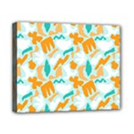 Design Pattern Seamless Tropical Canvas 10  x 8  (Stretched)