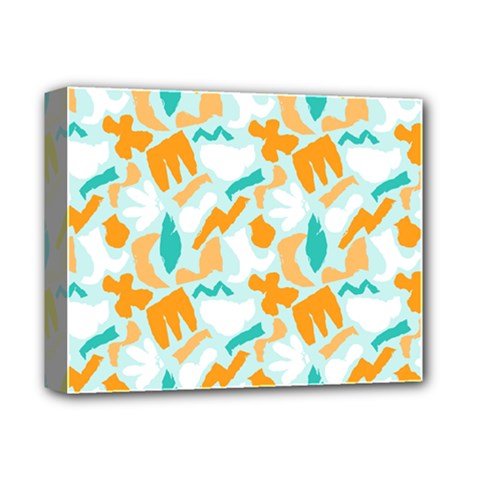Design Pattern Seamless Tropical Deluxe Canvas 14  x 11  (Stretched) from ArtsNow.com