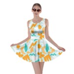 Design Pattern Seamless Tropical Skater Dress