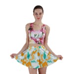 Design Pattern Seamless Tropical Mini Skirt