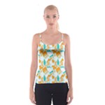 Design Pattern Seamless Tropical Spaghetti Strap Top