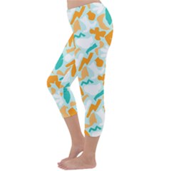Capri Winter Leggings Back Capri Winter Leggings Back