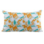 Design Pattern Seamless Tropical 22 x14  Lumbar Throw Cushion Case (Two Sides)