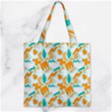 Zipper Grocery Tote Bag 
