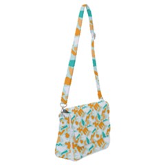 Shoulder Bag with Back Zipper 