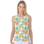 Design Pattern Seamless Tropical Women s Basketball Tank Top