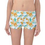 Design Pattern Seamless Tropical Boyleg Bikini Bottoms