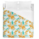 Design Pattern Seamless Tropical Duvet Cover (Queen Size)
