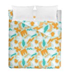 Design Pattern Seamless Tropical Duvet Cover Double Side (Full/ Double Size)