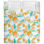 Design Pattern Seamless Tropical Duvet Cover Double Side (California King Size)