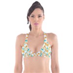 Design Pattern Seamless Tropical Plunge Bikini Top