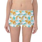 Design Pattern Seamless Tropical Reversible Boyleg Bikini Bottoms