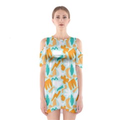 Shoulder Cutout One Piece Dress 
