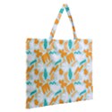 Zipper Large Tote Bag 