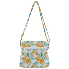 Zipper Messenger Bag 