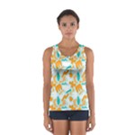 Design Pattern Seamless Tropical Sport Tank Top 
