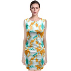 Classic Sleeveless Midi Dress 