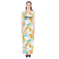 Short Sleeve Maxi Dress 