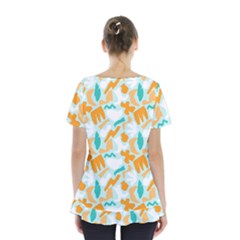 Skirt Hem Sports Top 