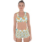 Design Pattern Seamless Tropical Racerback Boyleg Bikini Set
