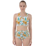 Design Pattern Seamless Tropical Racer Back Bikini Set