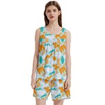 Design Pattern Seamless Tropical Sleeveless Cozy Lounge Set 