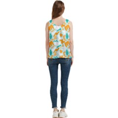 Women s V-Neck Sleeveless Satin Top 