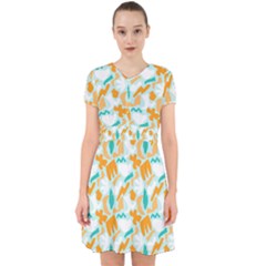 Adorable in Chiffon Dress 