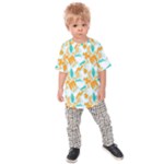 Design Pattern Seamless Tropical Kids  Raglan T-Shirt