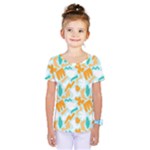 Design Pattern Seamless Tropical Kids  One Piece T-Shirt