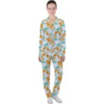 Design Pattern Seamless Tropical Casual Jacket and Pants Set
