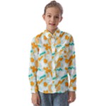 Design Pattern Seamless Tropical Kids  Long Sleeve Shirt