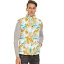 Men s High Neck Button Up Puffer Vest 
