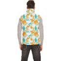 Men s High Neck Button Up Puffer Vest 
