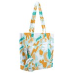 Design Pattern Seamless Tropical Everyday Shoulder Bag with Pouch Bag