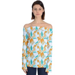 Off Shoulder Long Sleeve Top 