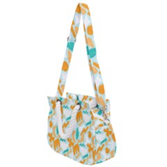 Rope Handles Shoulder Strap Bag 