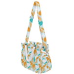 Design Pattern Seamless Tropical Rope Handles Shoulder Strap Bag