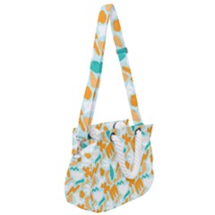 Rope Handles Shoulder Strap Bag 