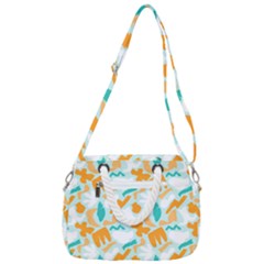 Rope Handles Shoulder Strap Bag 