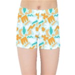 Design Pattern Seamless Tropical Kids  Sports Shorts