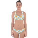 Design Pattern Seamless Tropical Cross Back Hipster Bikini Set