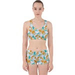 Design Pattern Seamless Tropical Work It Out Gym Set