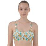 Design Pattern Seamless Tropical Line Them Up Sports Bra