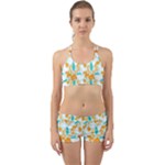 Design Pattern Seamless Tropical Back Web Gym Set