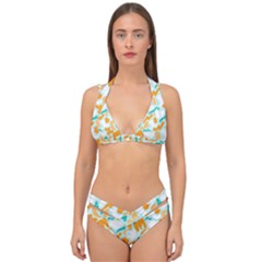 Double Strap Halter Bikini Set 