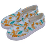 Design Pattern Seamless Tropical Kids  Canvas Slip Ons