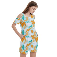 Women s Cold Shoulder Round Neck Mini Dress 