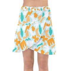 Wrap Front Skirt 